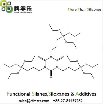 96% Isocyanate Silanes Tris 3 Trimethoxysilyl Propyl Isocyanurate CAS 82194-46-5
