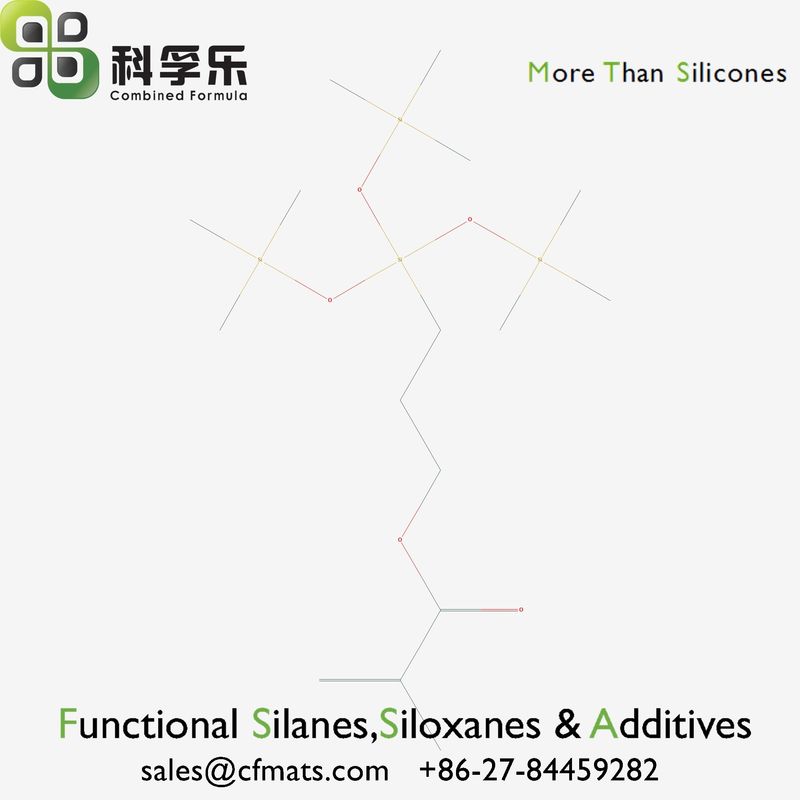 Silicone Intermediates 3-(Methacryloyloxy)Propyltris(Trimethylsiloxy)Silane CAS 17096-07-0 For Fiberglass Industry