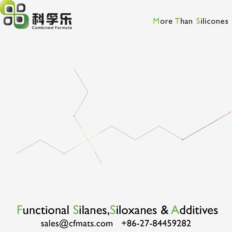 CAS 33491-28-0 Isocyanate Silanes 3-Isocyanatopropylmethyldiethoxysilane