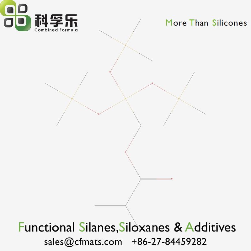 CAS 74681-63-3 Alkyl Alkoxy Silane 96% Min Methacryloxymethyltris(Trimethylsiloxy)Silane